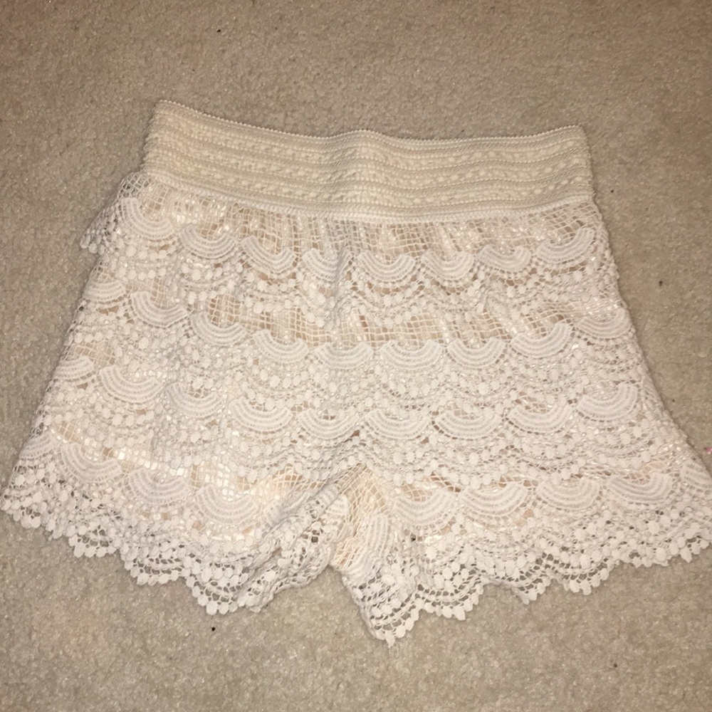 Lace shorts